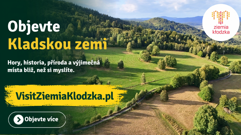 Baner visitziemiaklodzka.pl po czesku