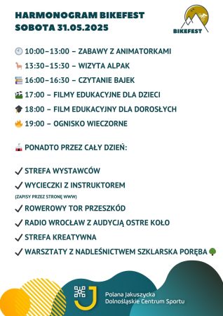Grafika promocyjna z programem imprezy