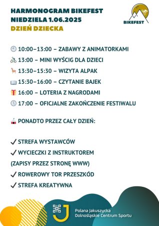 Grafika promocyjna z programem imprezy